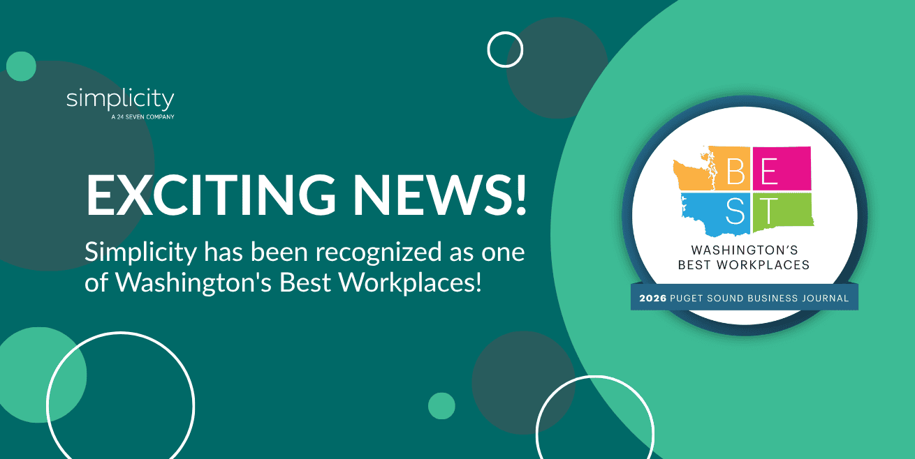 Simplicity Consulting Named a 2026 Washington's Best Workplace