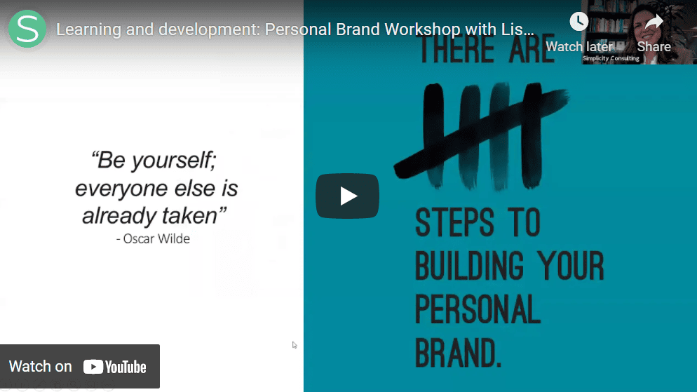 Thumbnail image for Personal Brand Workshop Lisa Hufford