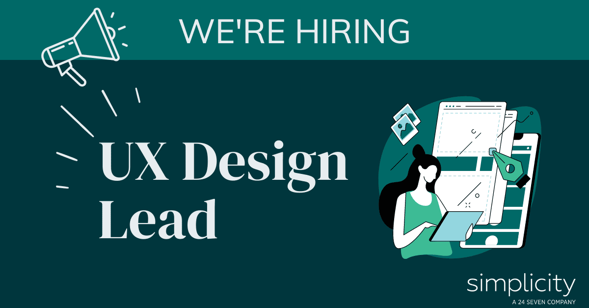 UX Design Lead Simplicity Consulting