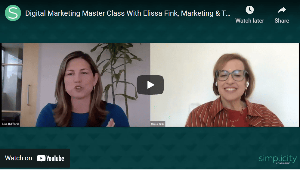 Simplicity Consulting's Digital Marketing Master Class